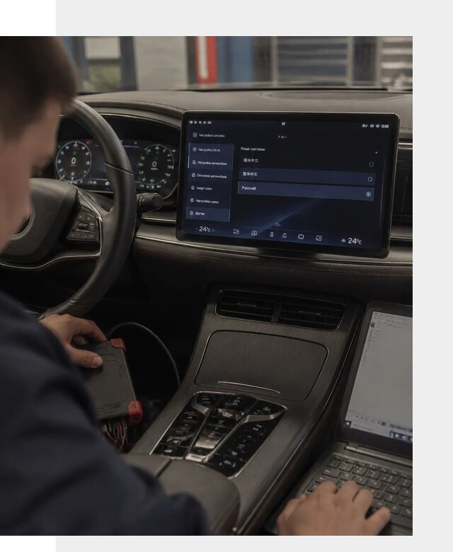 Русификация автомобиля BYD HAN для эксплуатации в Нефтекамске